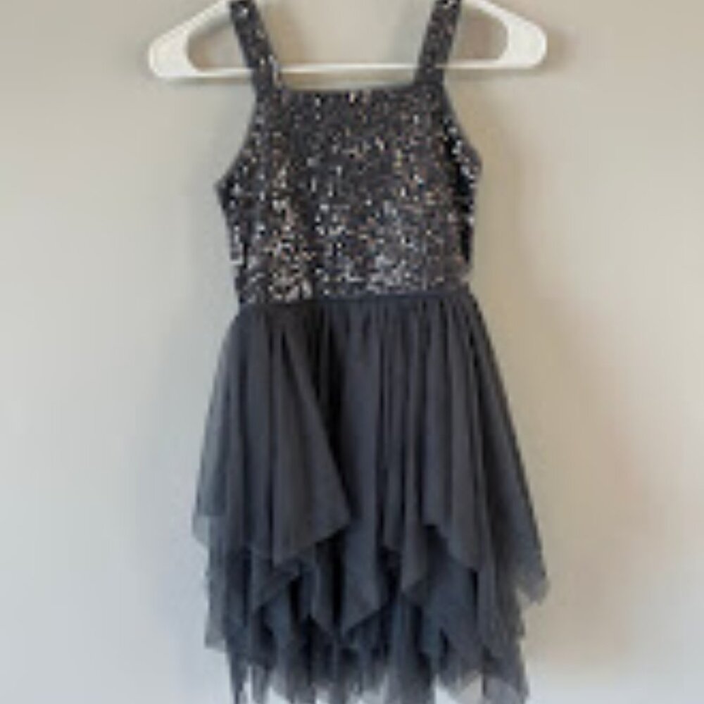 Grey sequined Sparkle Dress - Cat & Jack size M (7/8)